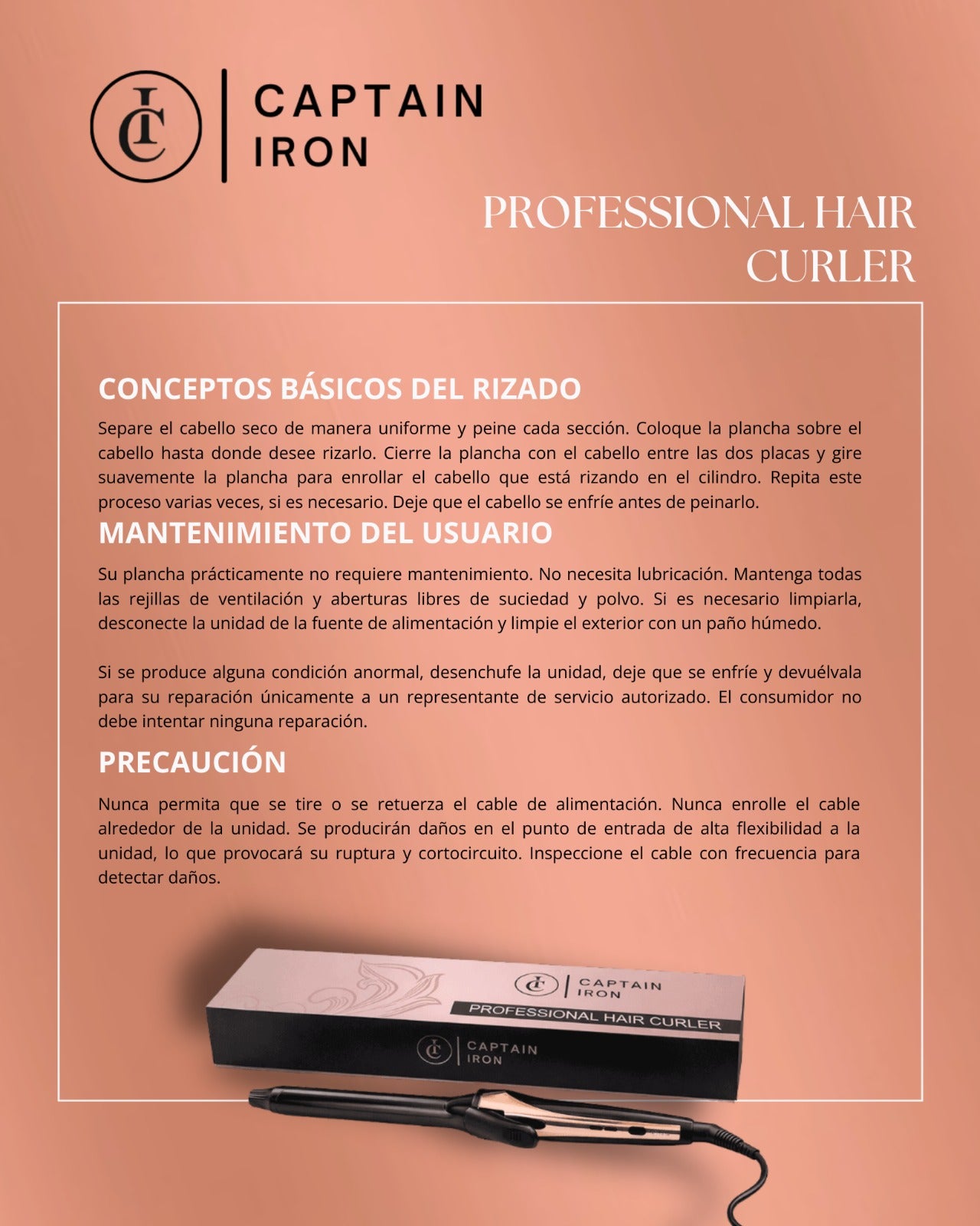 Captain Iron - Tenaza Profesional